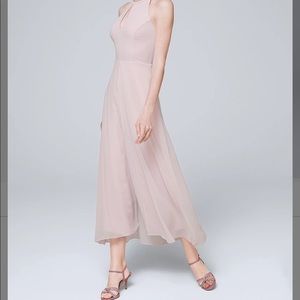 Cottage Rose Sleeveless Keyhole Layered Jumpsuit Never Worn